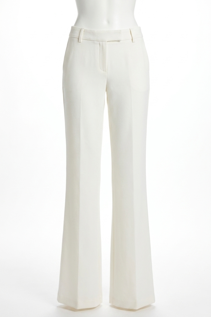 NEW RONNY KOBO 90's low waist trouser pants in pearl